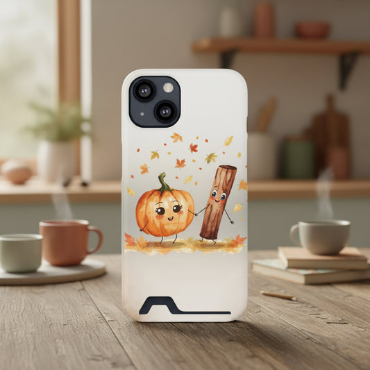 Phone Case - Pumpkin & Spice Card Holder