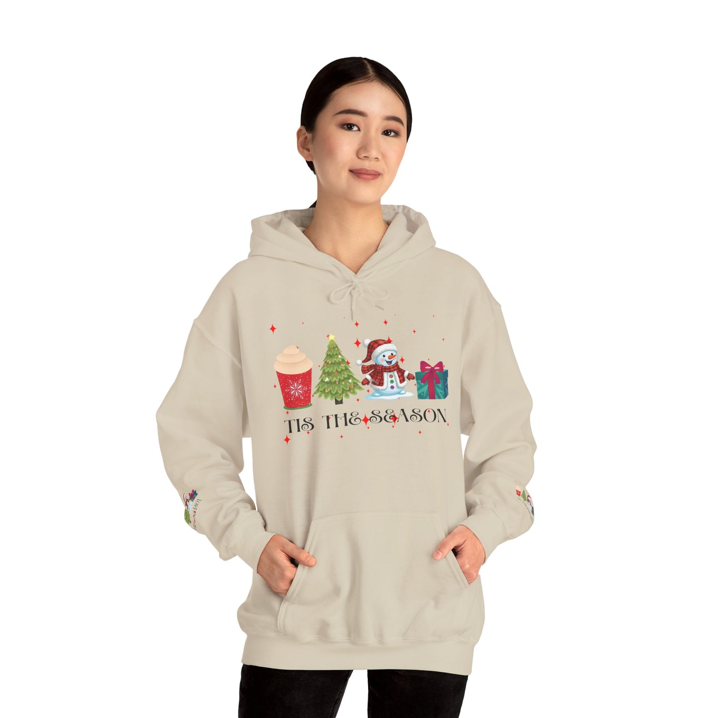Festive Holiday Hoodie - 'Tis the Season Sweatshirt