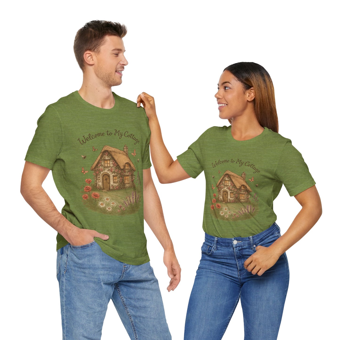 Cottage Tee - Relaxing English Countryside Short Sleeve Shirt
