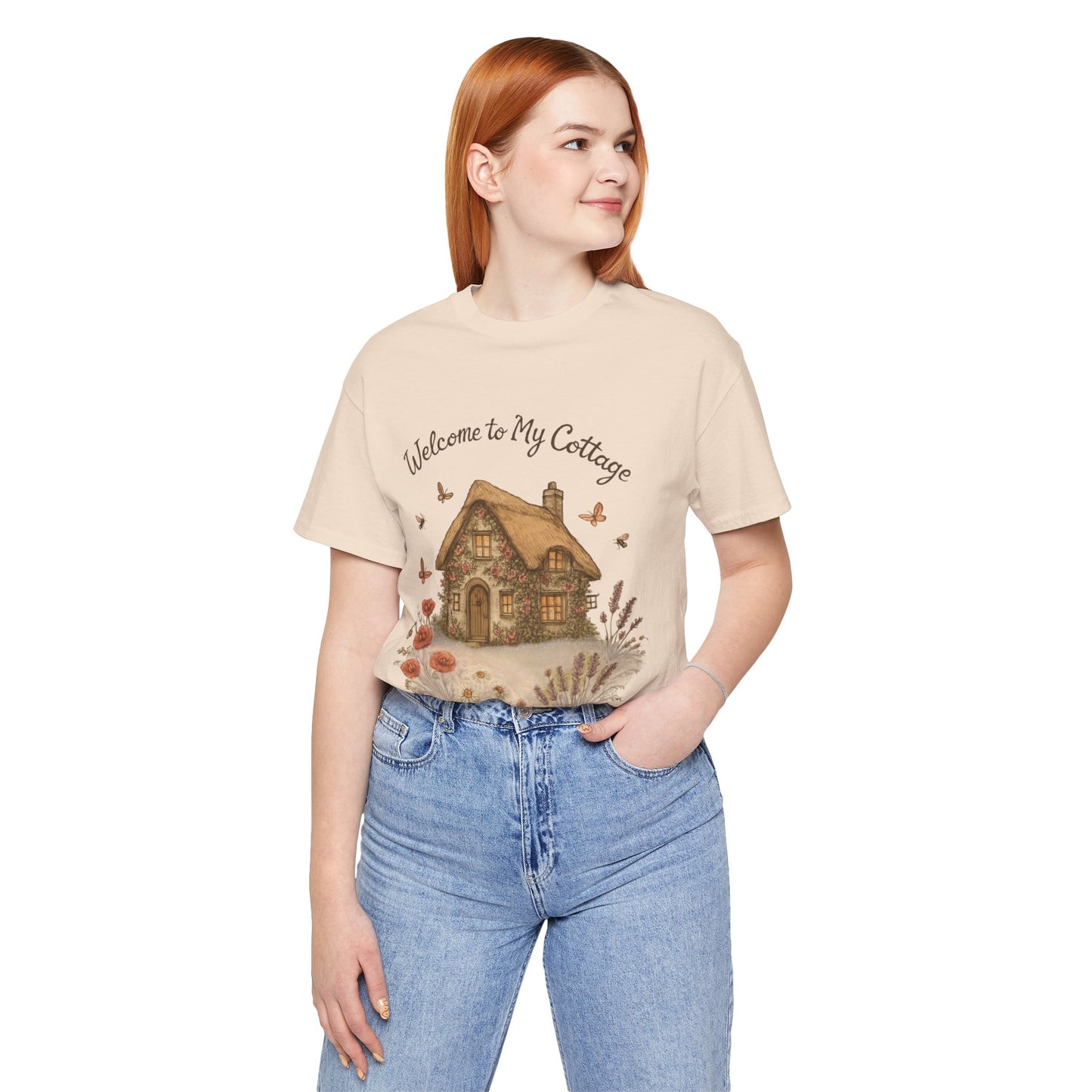 Cottage Tee - Relaxing English Countryside Short Sleeve Shirt