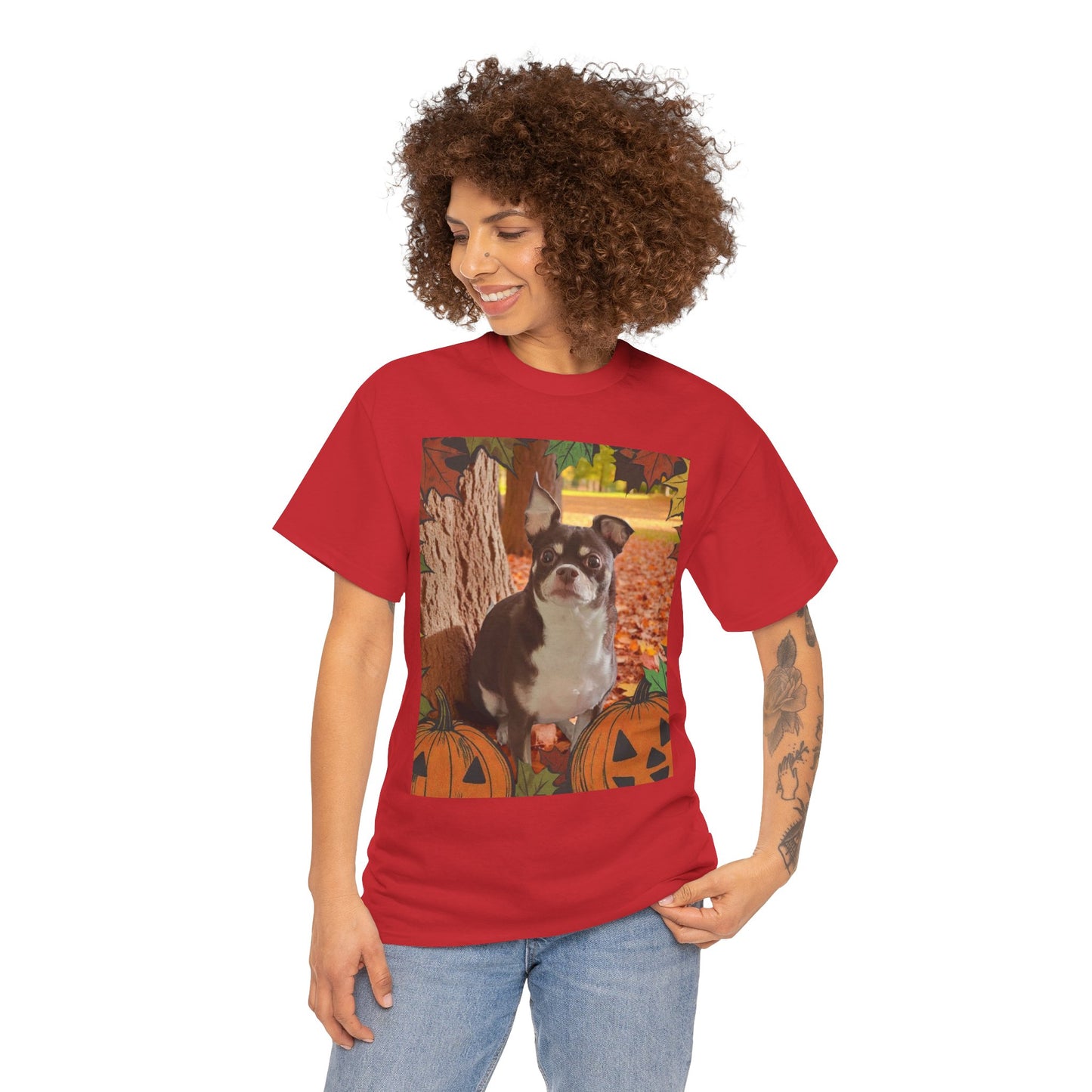Fall Dog Unisex Tee, Dog Lovers Fall Shirt