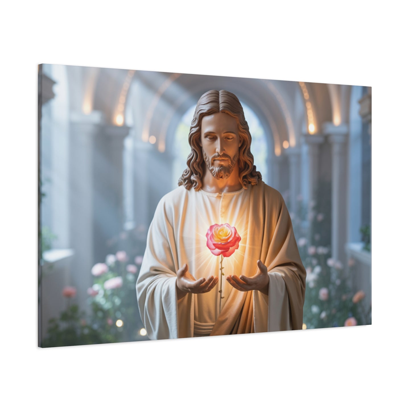 Inspirational Jesus Canvas Art, Religious Wall Decor, Faith-Based Home Decoration, Spiritual Gift for Believers, Church Wall Hanging, [...]
