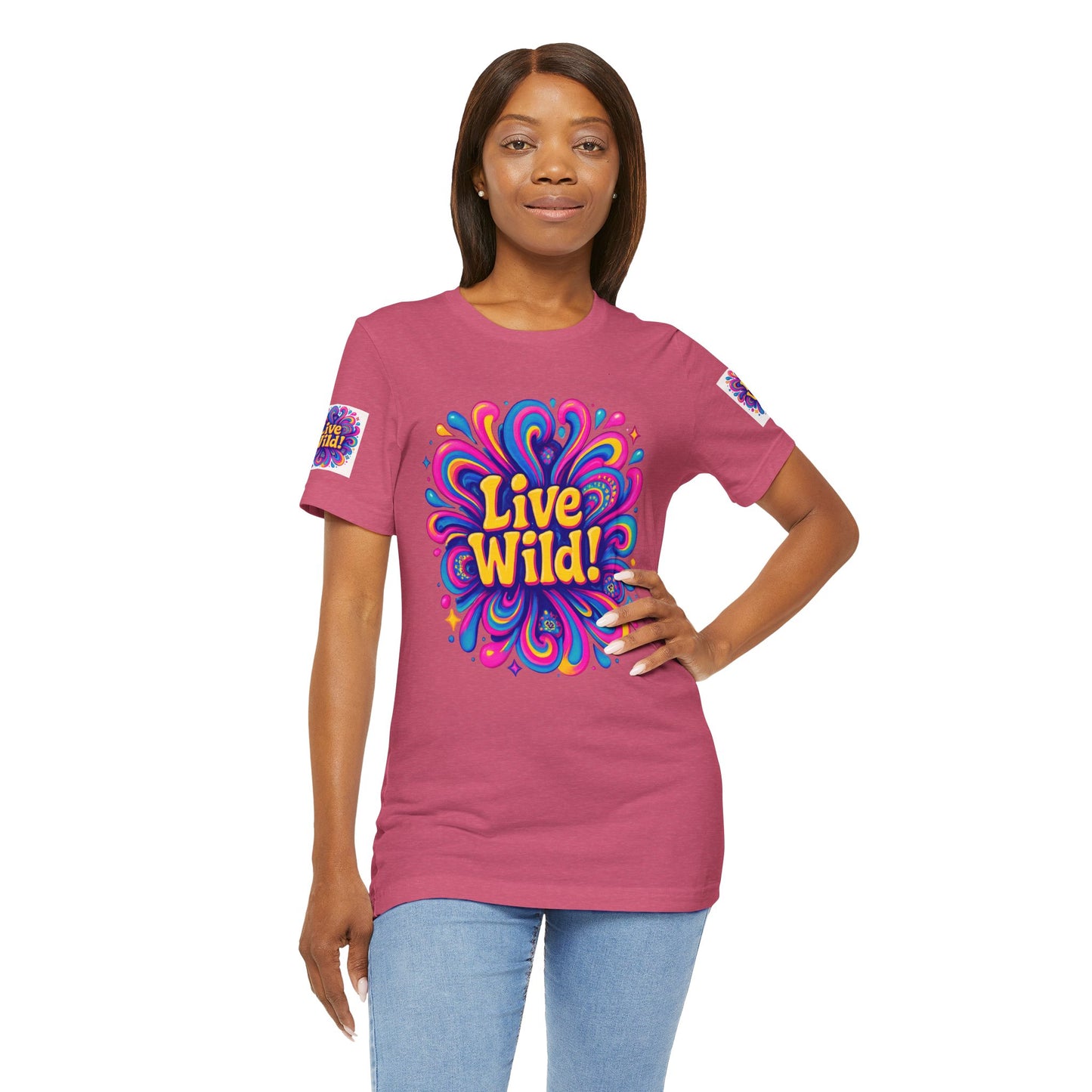 Live Wild Tee - Unisex Jersey Short Sleeve