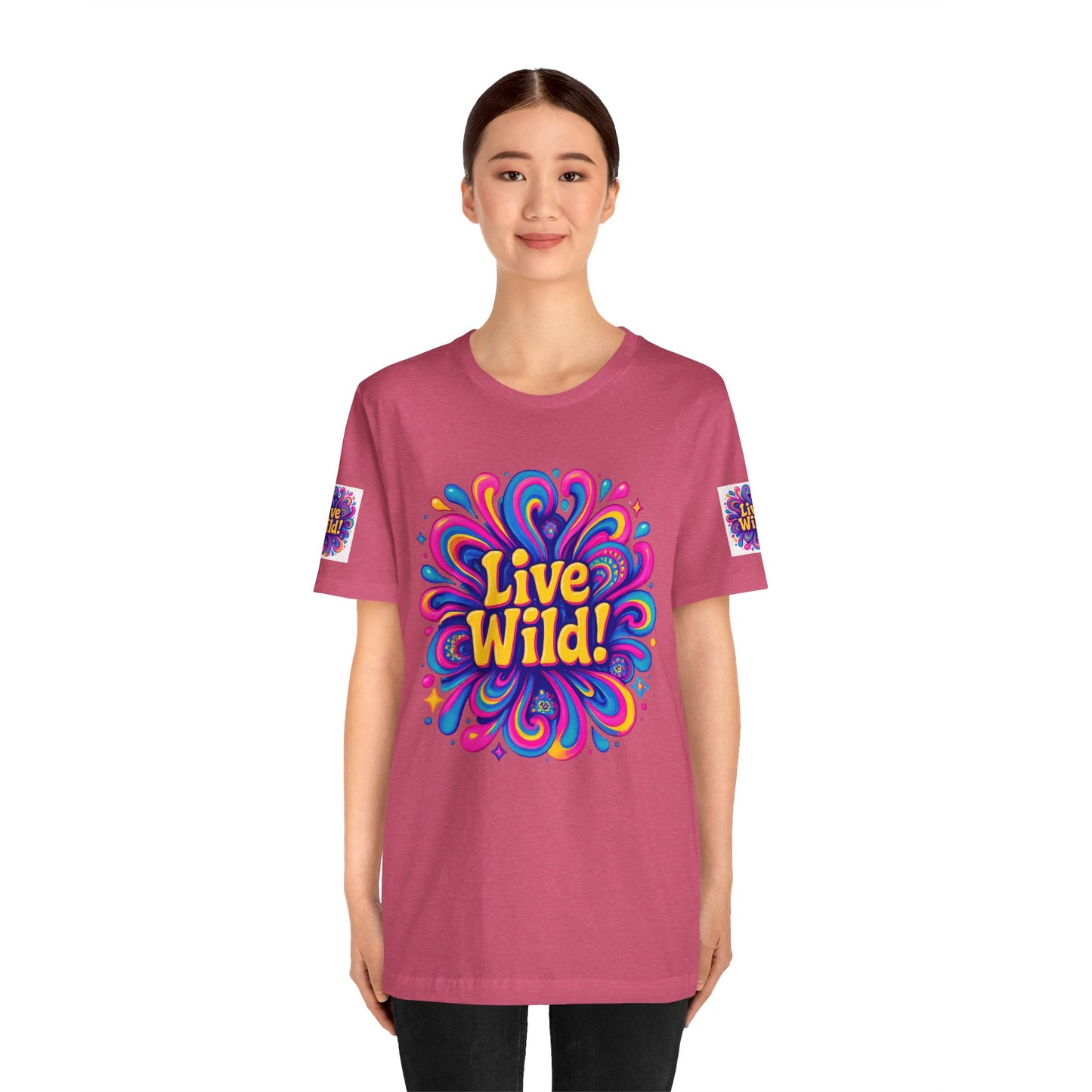 Live Wild Tee - Unisex Jersey Short Sleeve