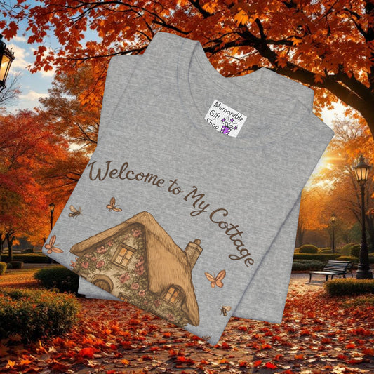 Cottage Tee - Relaxing English Countryside Short Sleeve Shirt