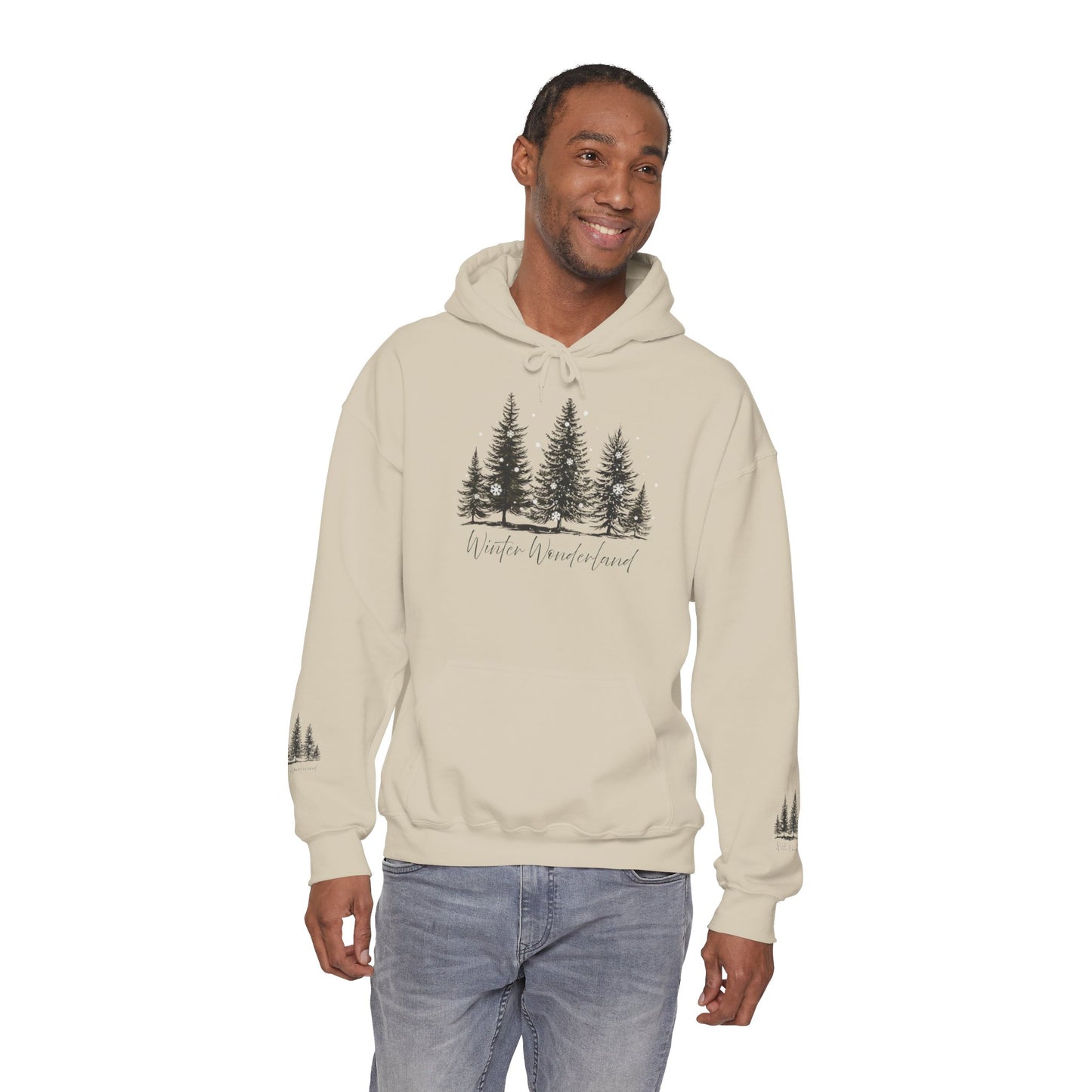 Lush Forest Hoodie - Cozy Unisex Heavy Blend Sweatshirt for Nature Lovers