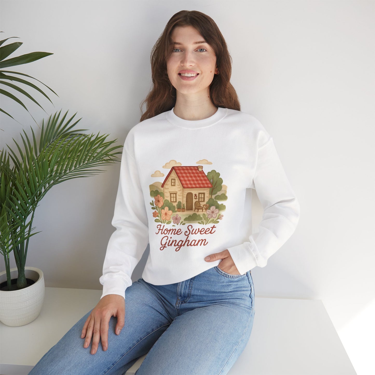 English Cottage Crewneck Sweatshirt