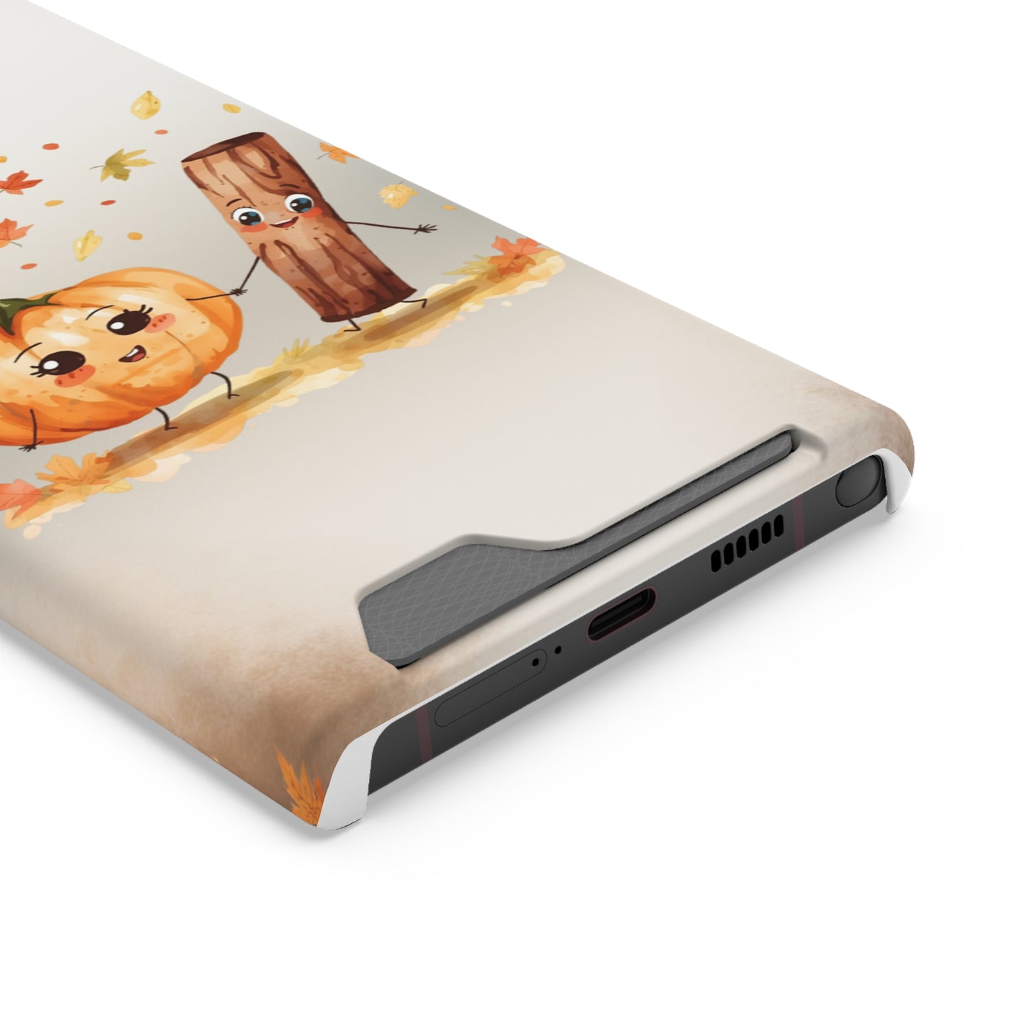 Phone Case - Pumpkin & Spice Card Holder