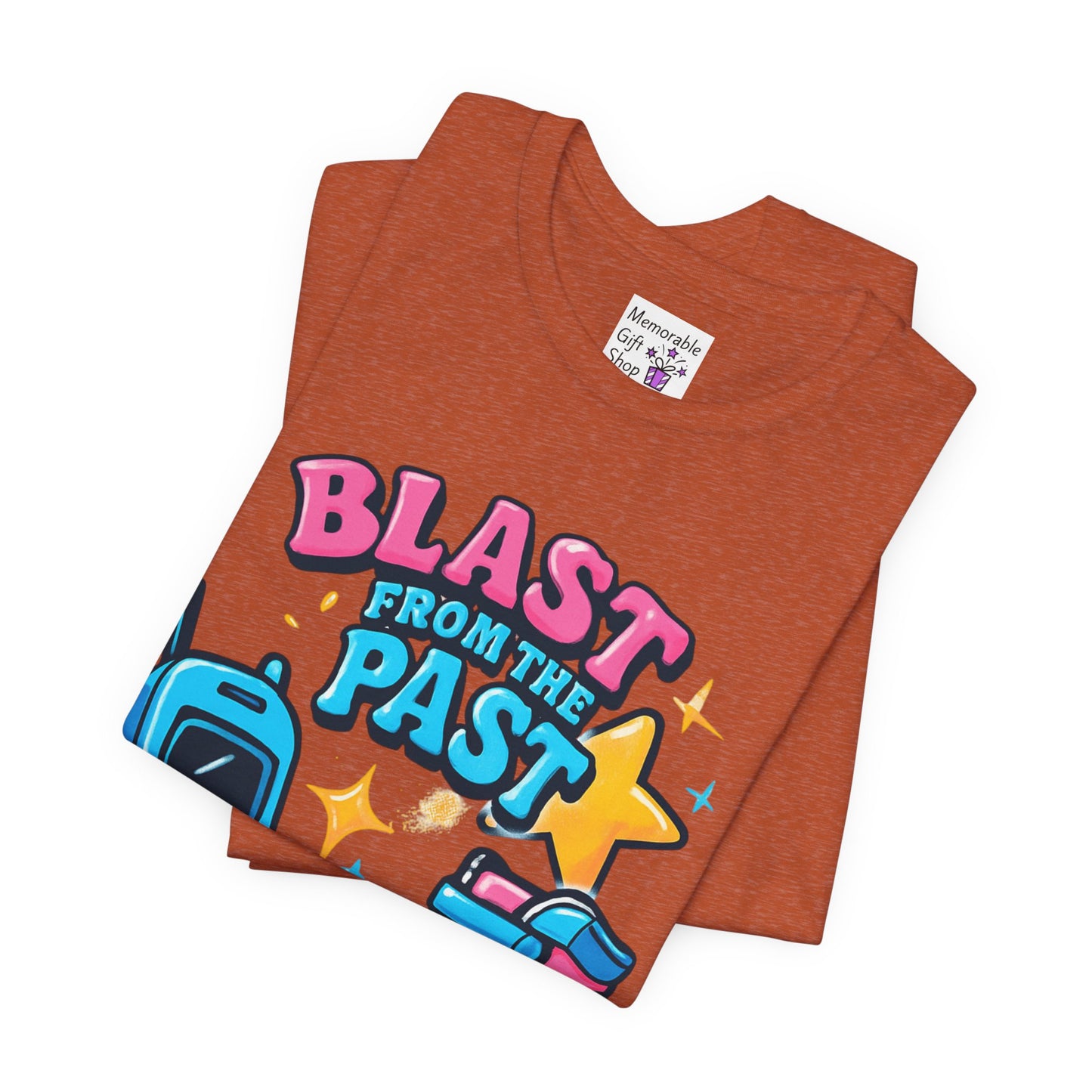 Retro Tee - Roller Skates & Cordless Phones Design