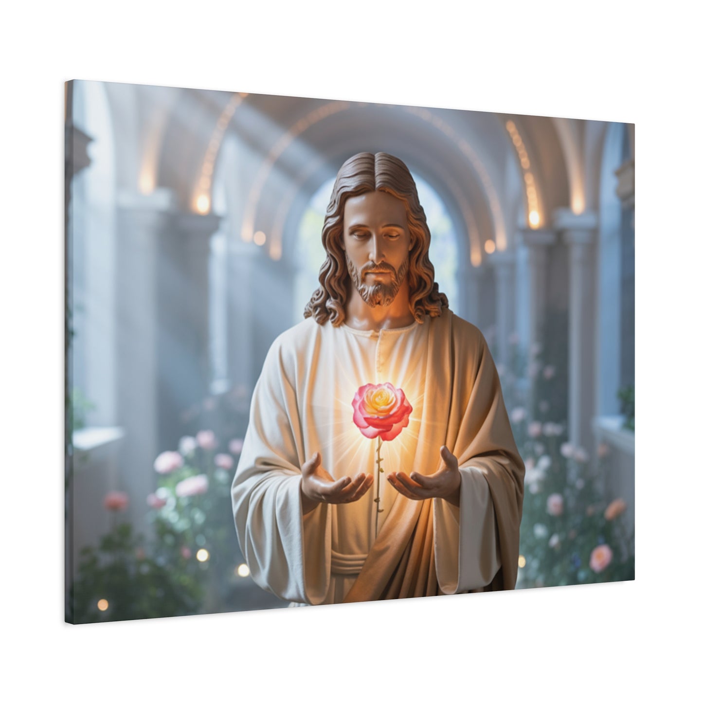 Inspirational Jesus Canvas Art, Religious Wall Decor, Faith-Based Home Decoration, Spiritual Gift for Believers, Church Wall Hanging, [...]