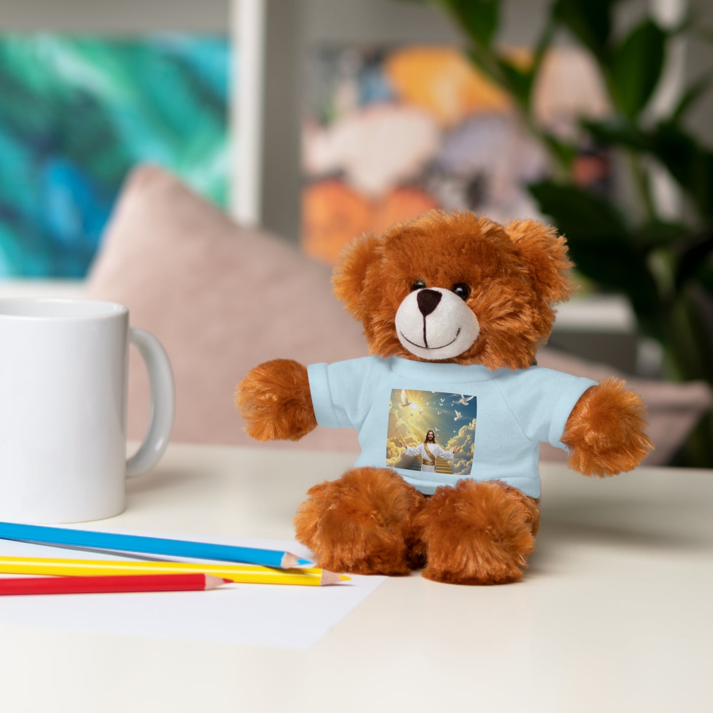 Cute Stuffed Animals with Custom Tee