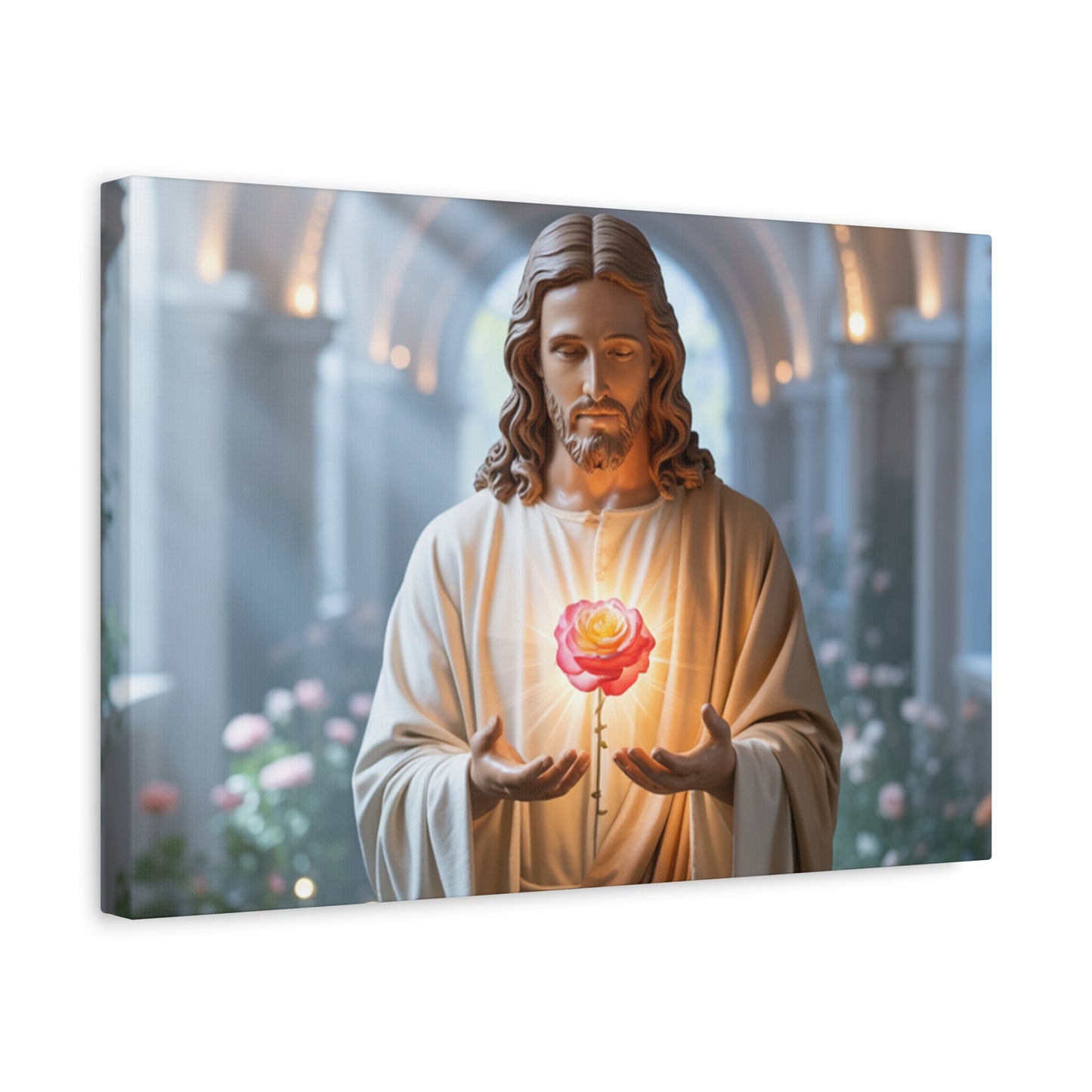 Inspirational Jesus Canvas Art, Religious Wall Decor, Faith-Based Home Decoration, Spiritual Gift for Believers, Church Wall Hanging, [...]