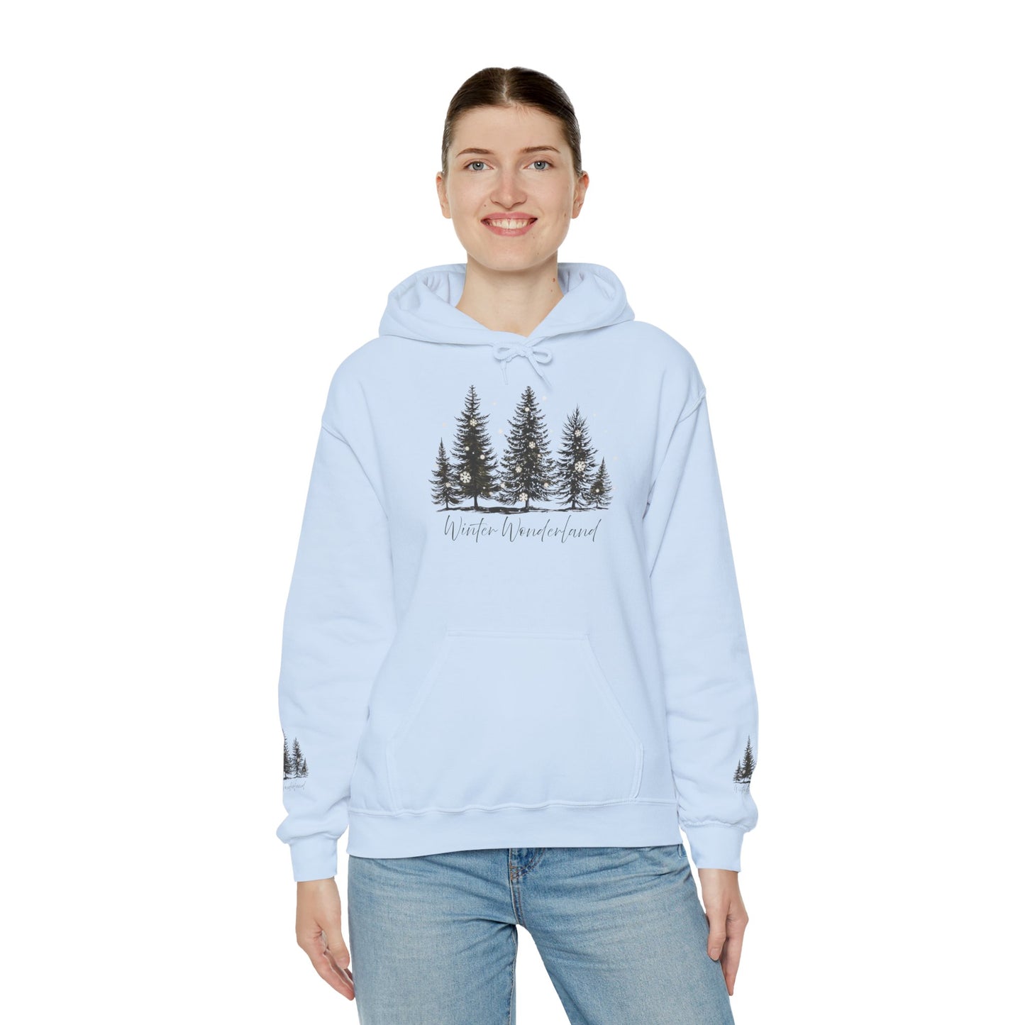 Lush Forest Hoodie - Cozy Unisex Heavy Blend Sweatshirt for Nature Lovers