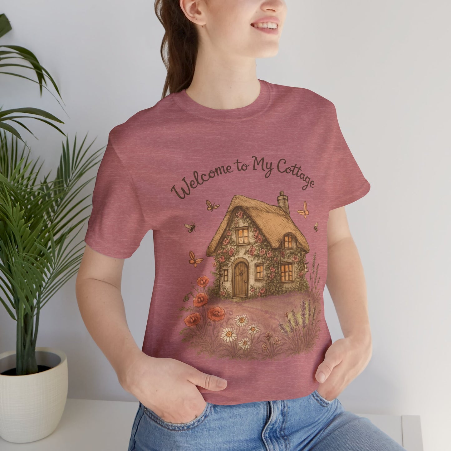 Cottage Tee - Relaxing English Countryside Short Sleeve Shirt