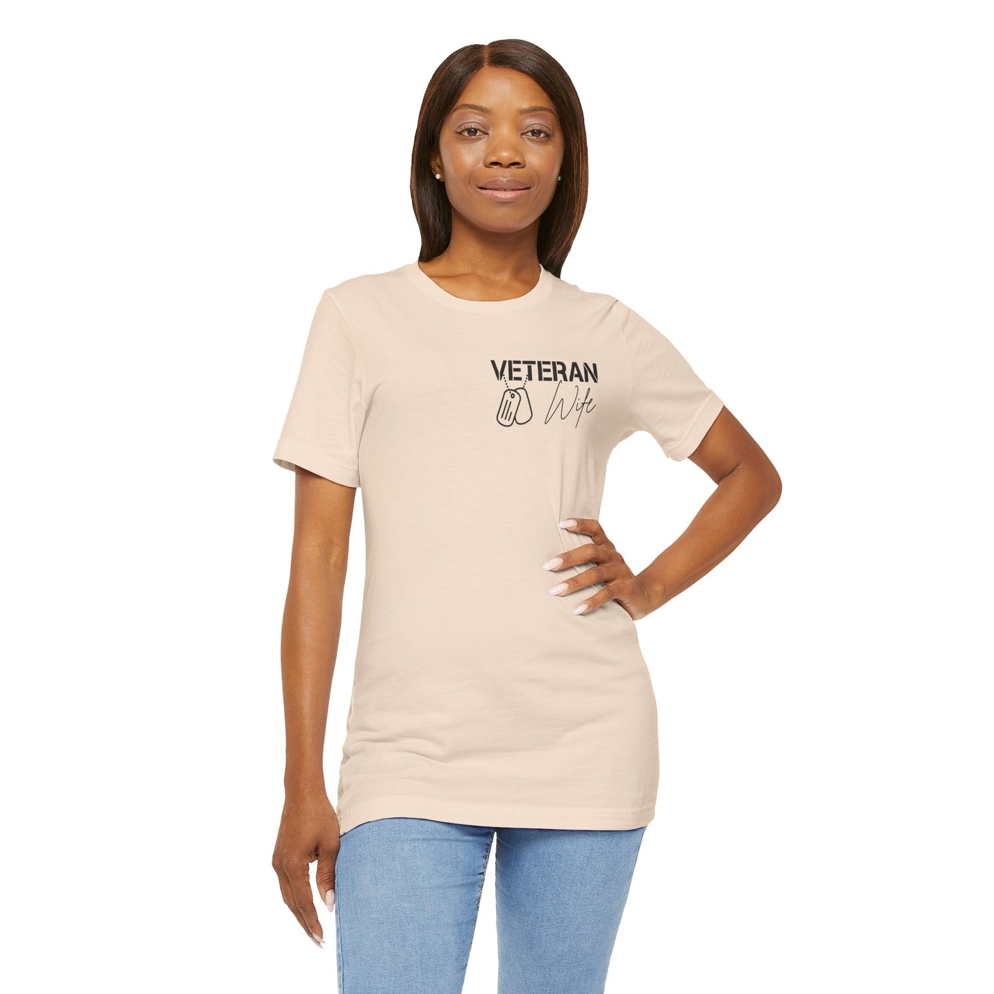 Veteran Wife T-Shirt — Proud Military Spouse Tee