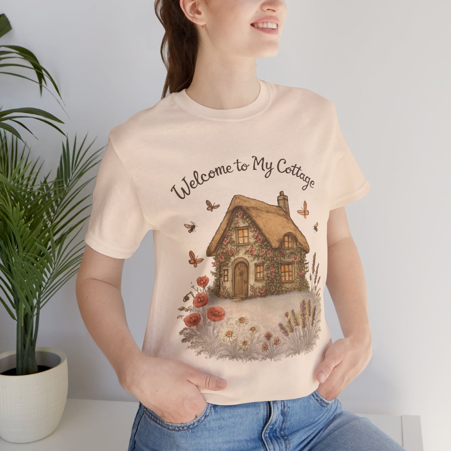 Cottage Tee - Relaxing English Countryside Short Sleeve Shirt