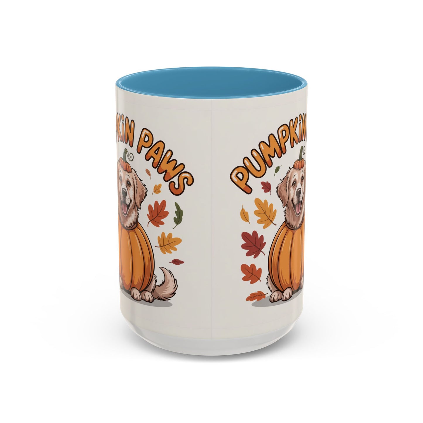 Fall Pumpkin Paws Coffee Mug, Dog Lover Gift, Autumn Home Decor, Cute Pet Mug, Halloween Coffee Cup, Seasonal Drinkware