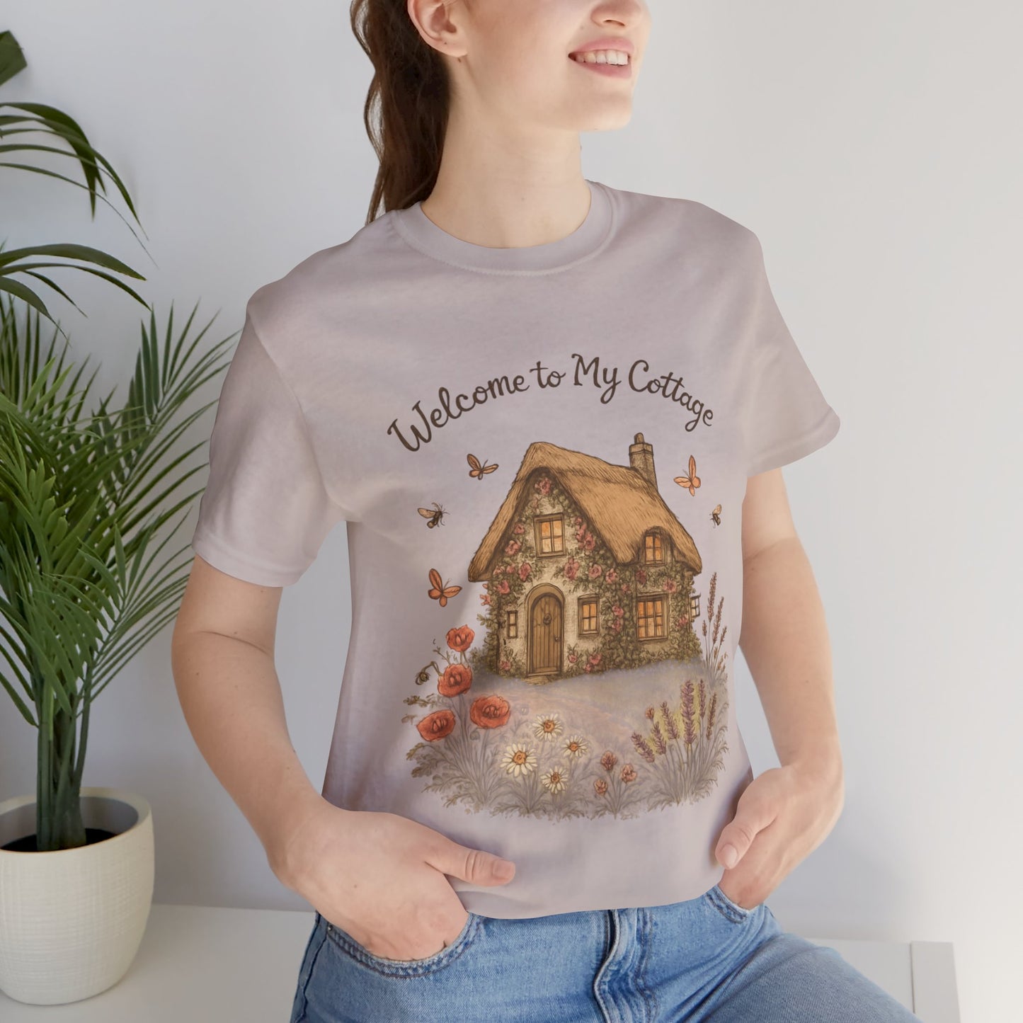 Cottage Tee - Relaxing English Countryside Short Sleeve Shirt