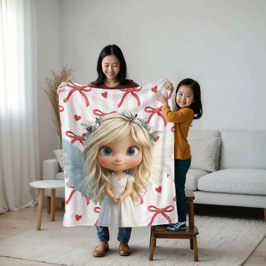Angelic Design Mink Touch Fleece Blanket