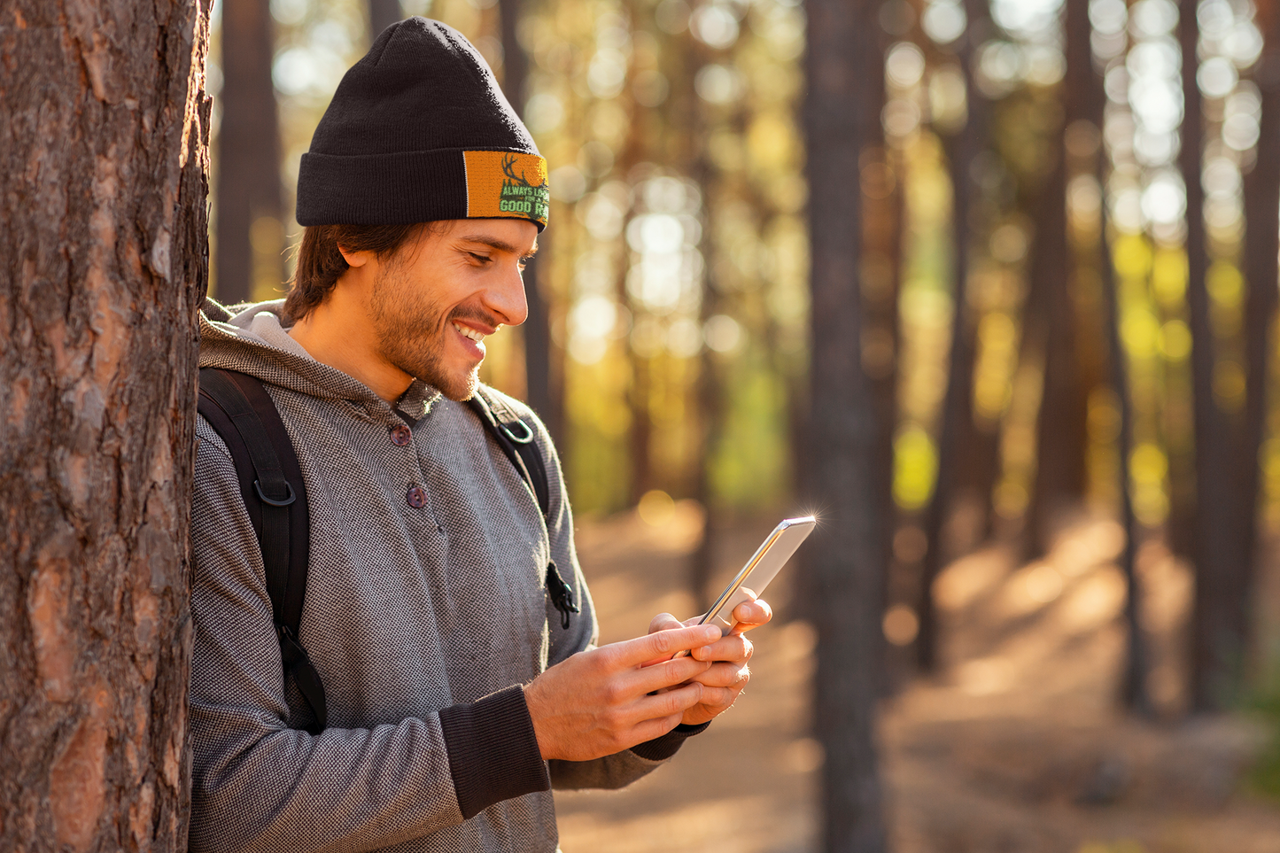 Custom Embroidered Knit Beanie, Cozy Winter Hat, Gift for Him, Hunting Beanie, Cool Weather Apparel, Outdoor Accessories