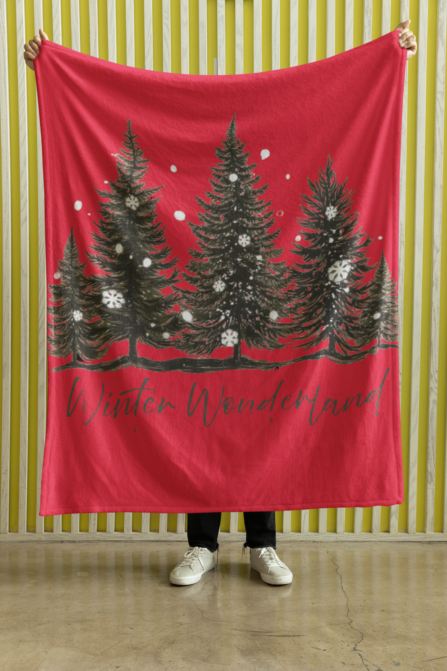 Winter Wonderland Velveteen Plush Blanket