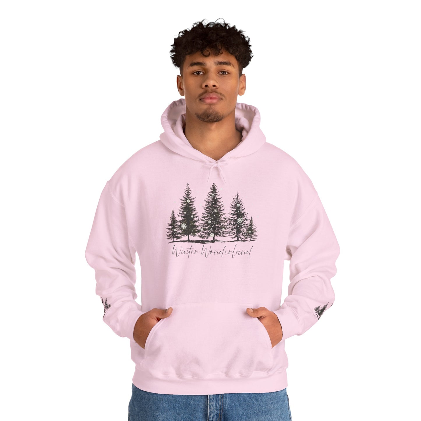 Lush Forest Hoodie - Cozy Unisex Heavy Blend Sweatshirt for Nature Lovers