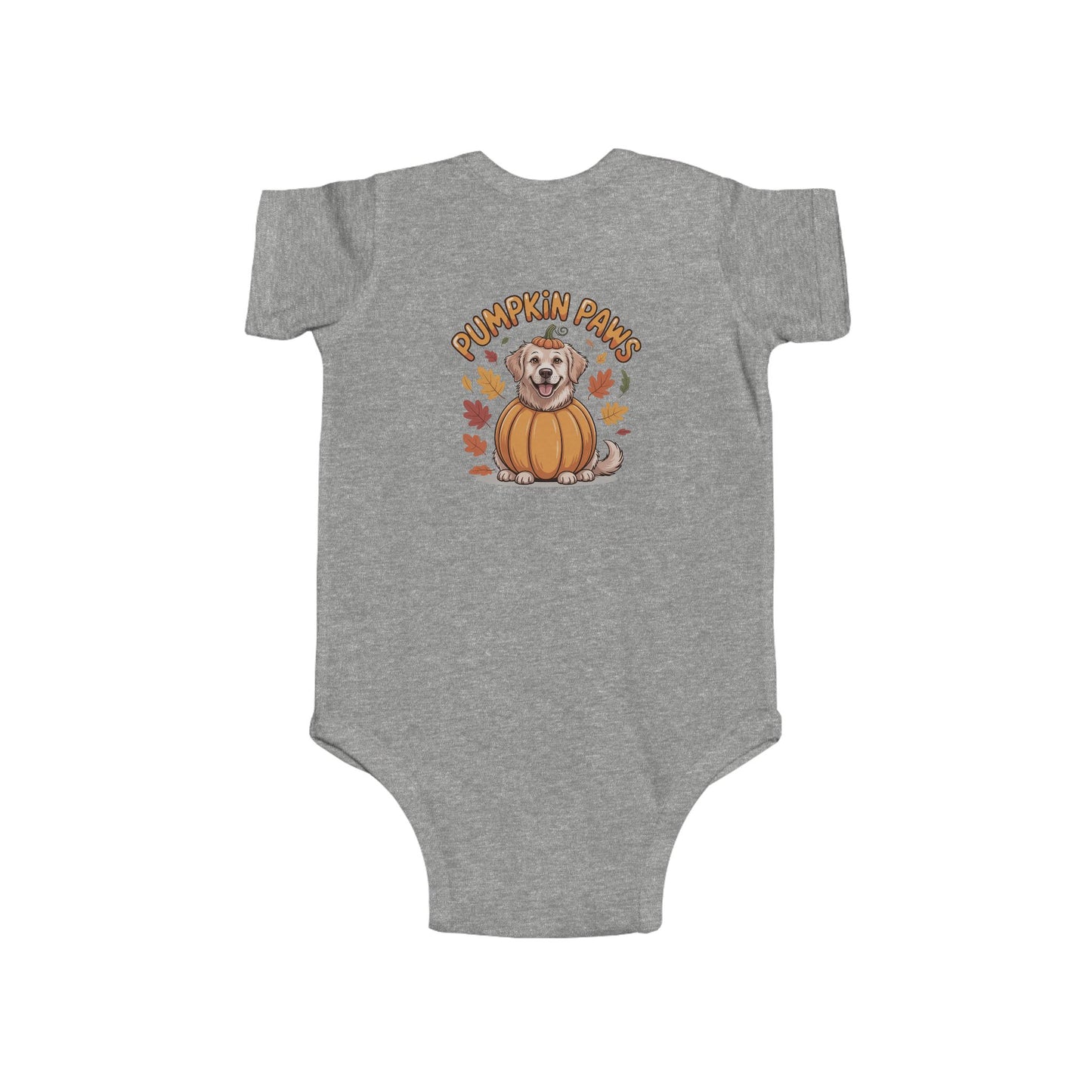 Pumpkin Paws Infant Bodysuit, Cute Baby Halloween Outfit, Autumn Cat Bodysuit, Fall Baby Clothes, Adorable Baby Gift