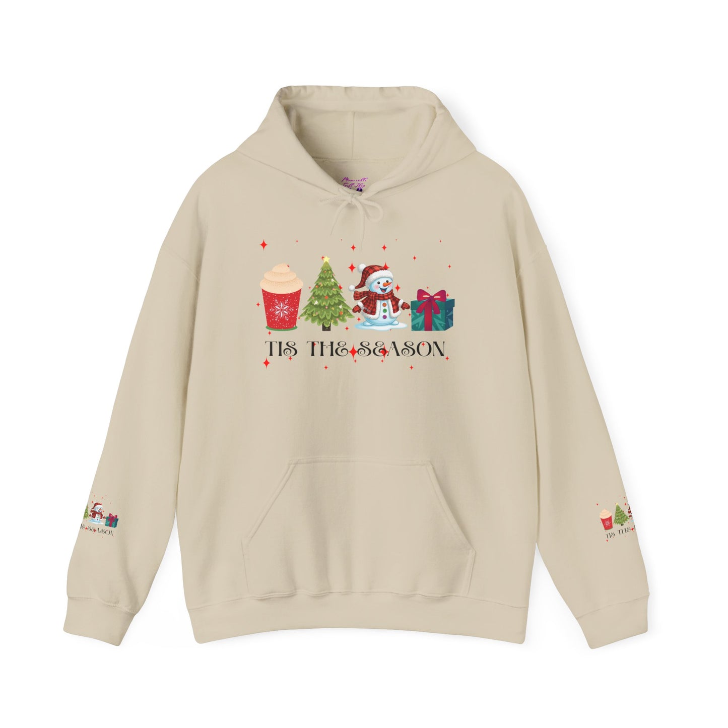 Festive Holiday Hoodie - 'Tis the Season Sweatshirt