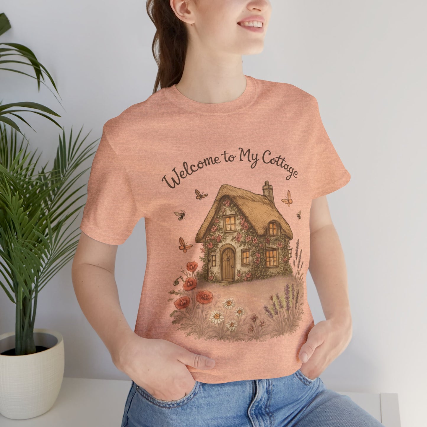 Cottage Tee - Relaxing English Countryside Short Sleeve Shirt