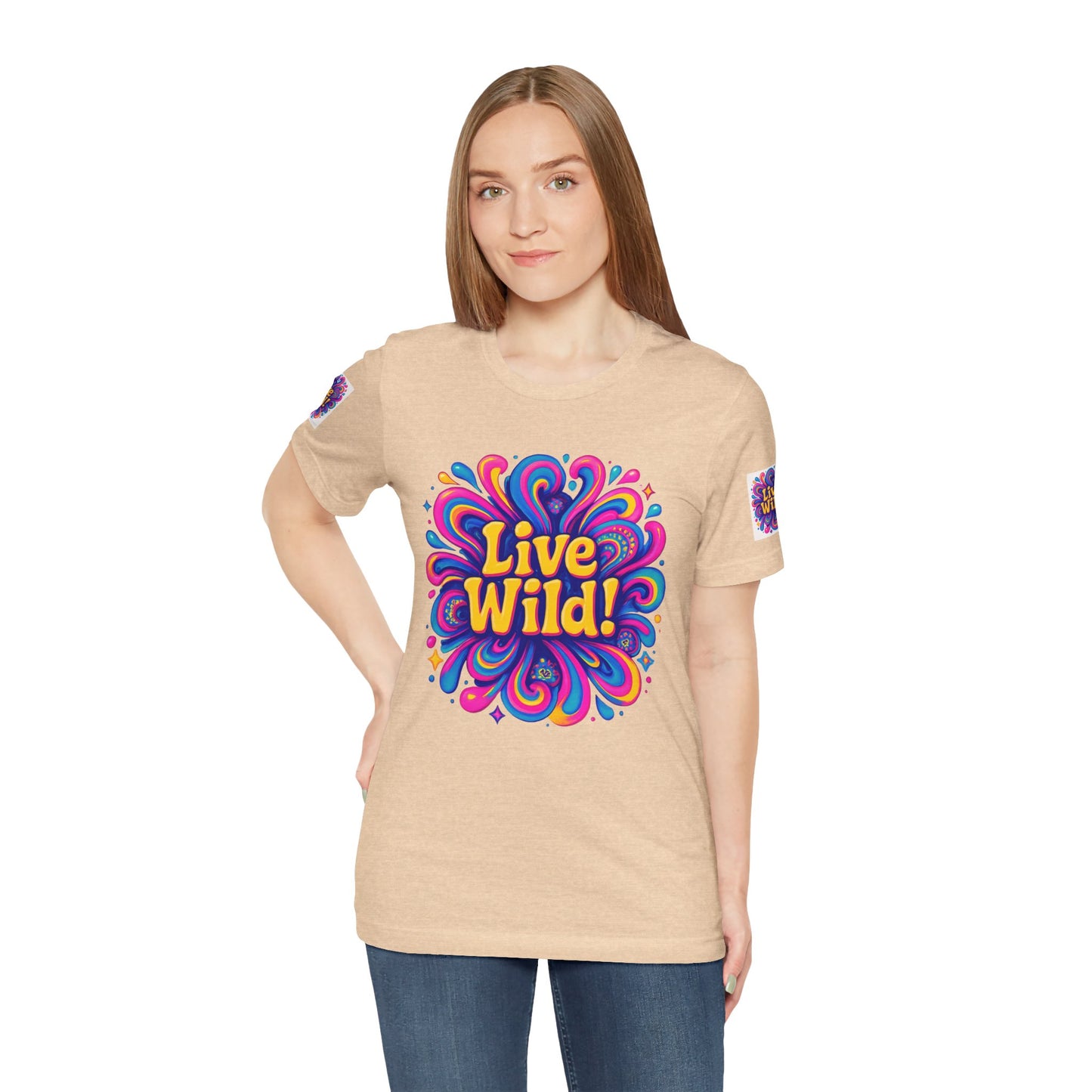 Live Wild Tee - Unisex Jersey Short Sleeve