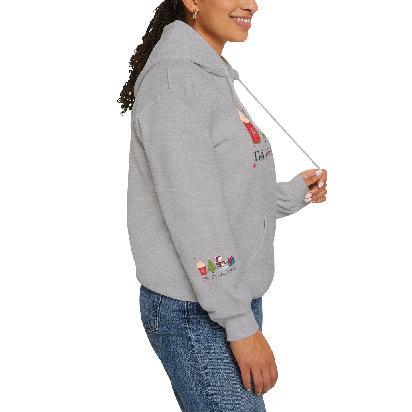 Festive Holiday Hoodie - 'Tis the Season Sweatshirt