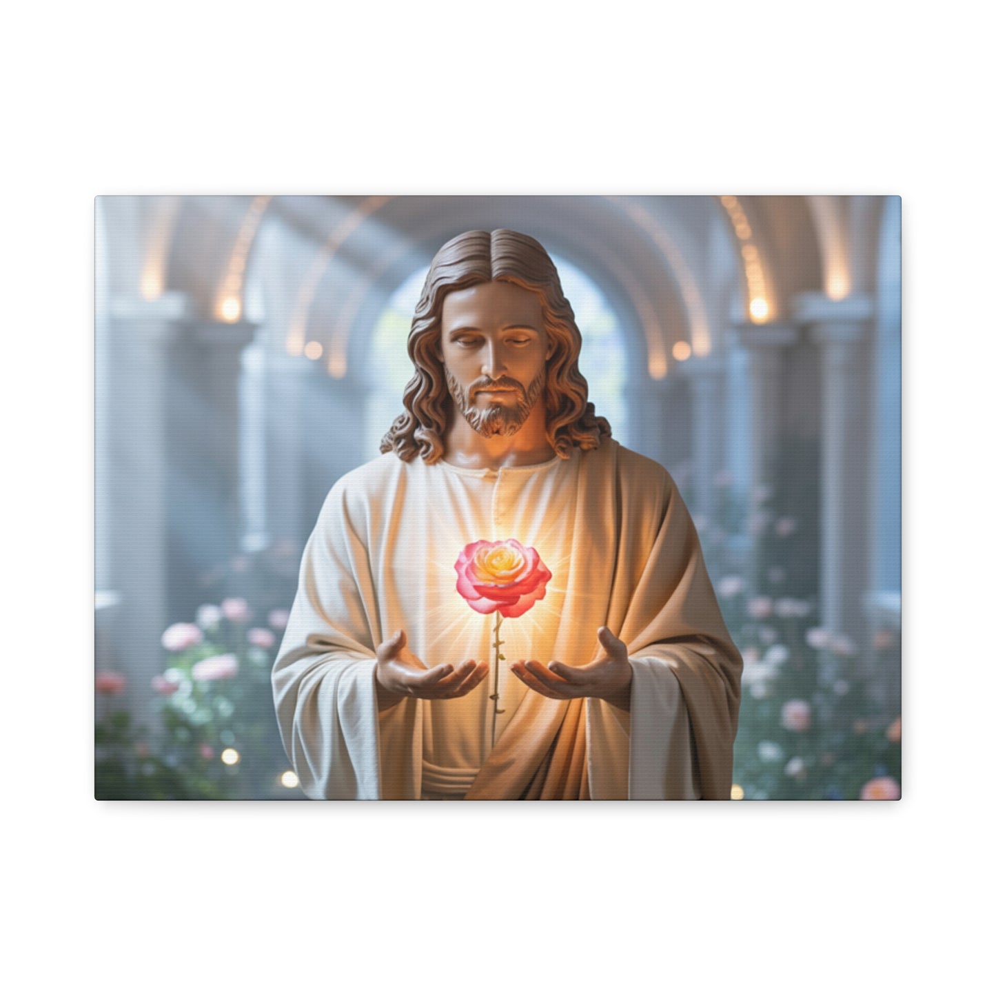 Inspirational Jesus Canvas Art, Religious Wall Decor, Faith-Based Home Decoration, Spiritual Gift for Believers, Church Wall Hanging, [...]