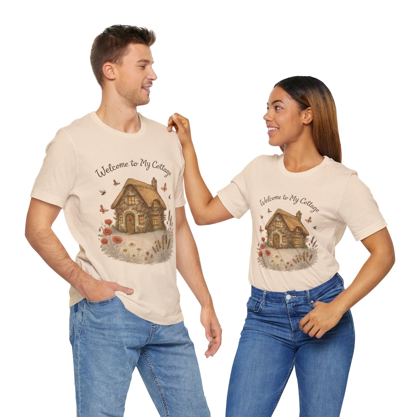 Cottage Tee - Relaxing English Countryside Short Sleeve Shirt