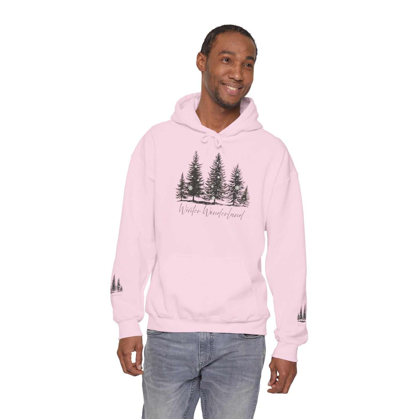 Lush Forest Hoodie - Cozy Unisex Heavy Blend Sweatshirt for Nature Lovers