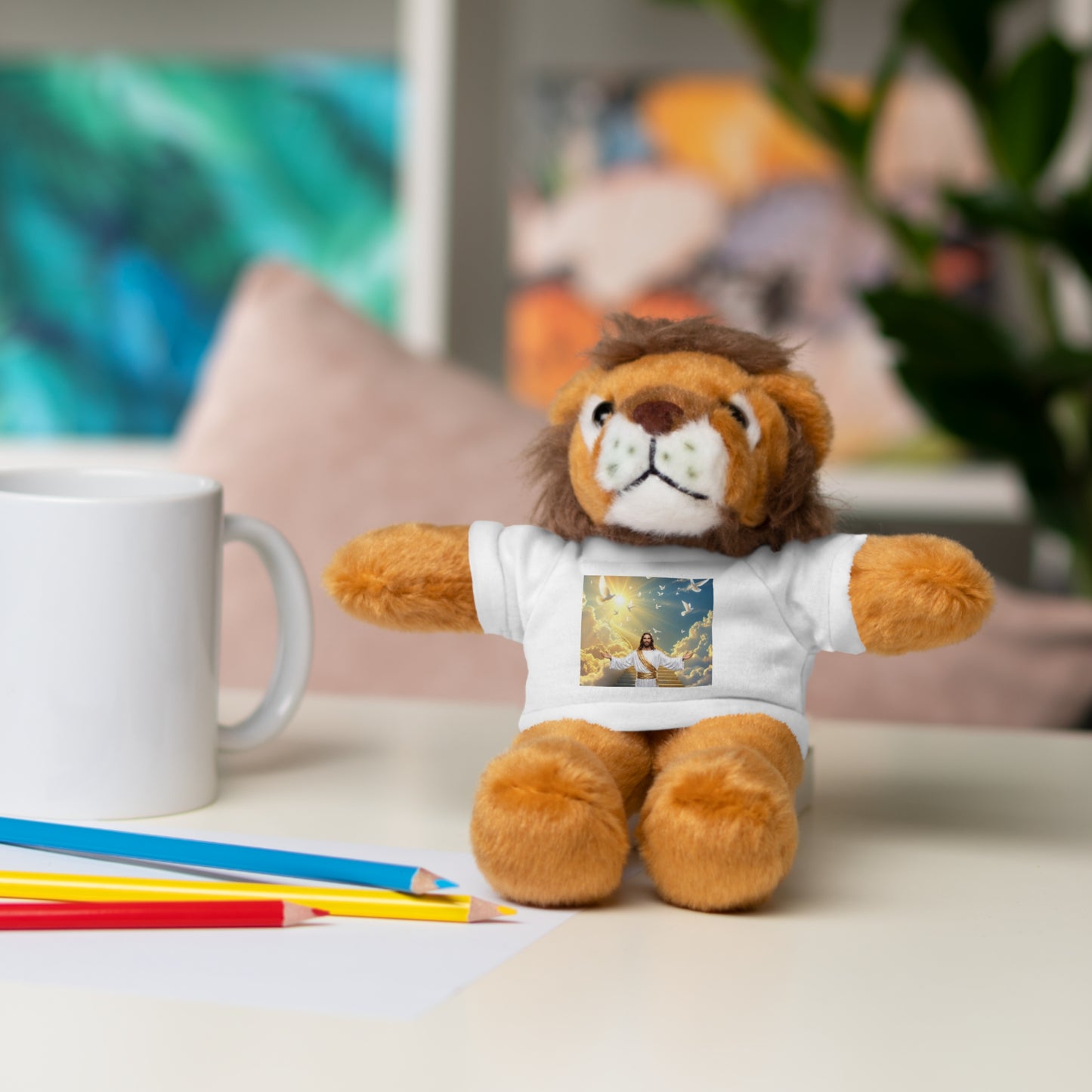 Cute Stuffed Animals with Custom Tee