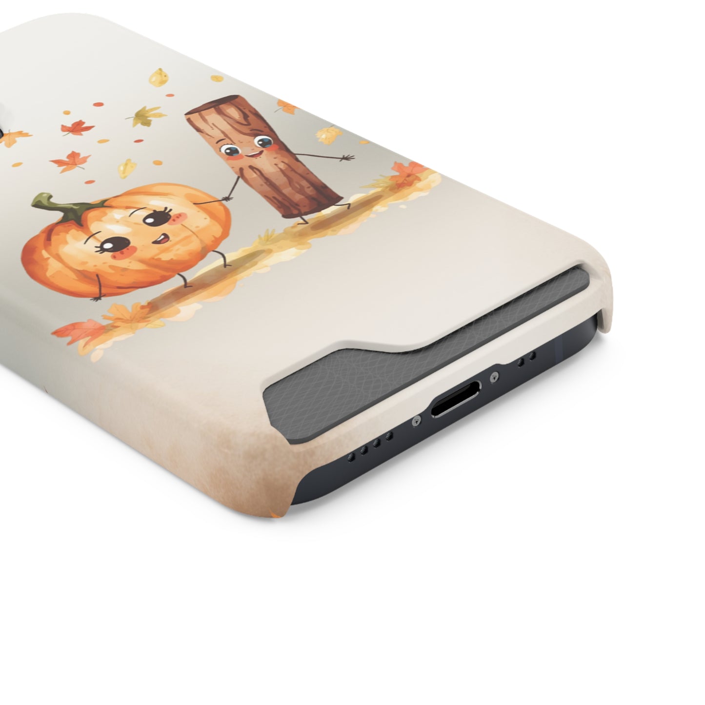 Phone Case - Pumpkin & Spice Card Holder