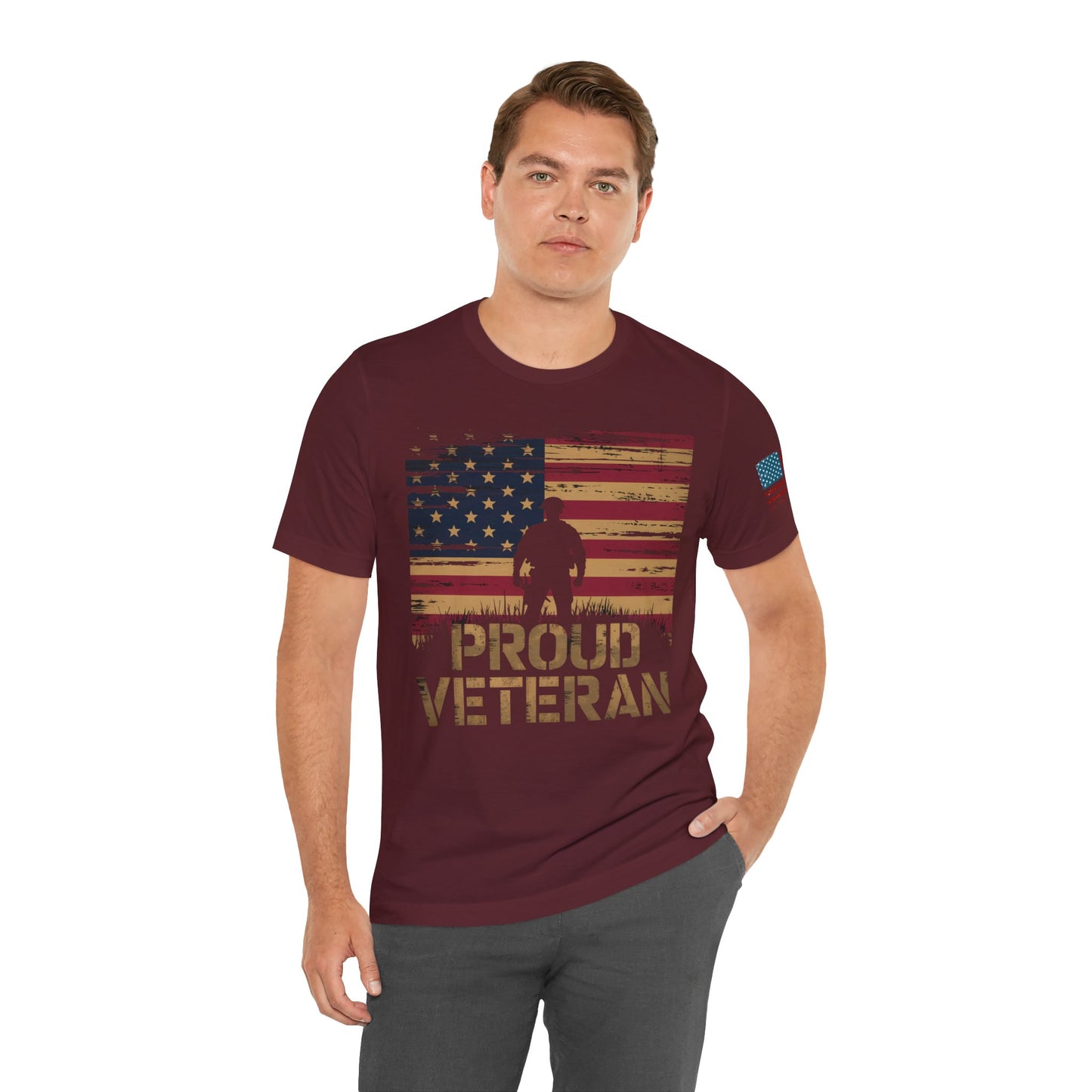 American Veteran T-Shirt — Patriotic Military Tribute Tee