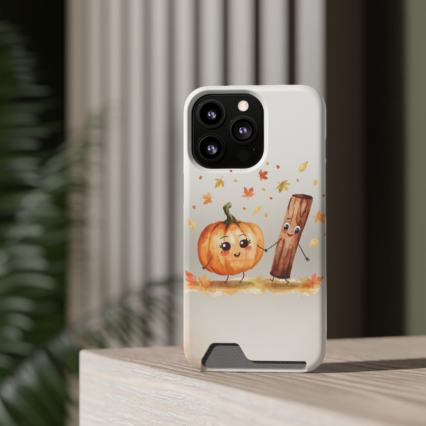 Phone Case - Pumpkin & Spice Card Holder