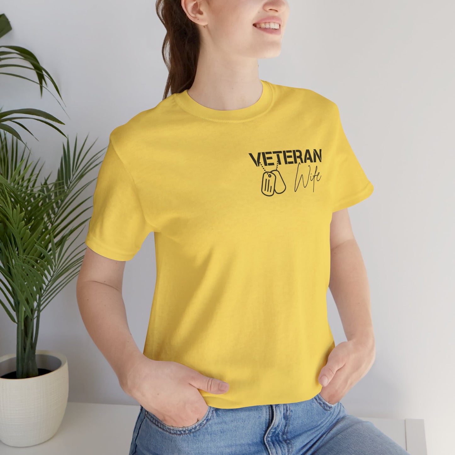 Veteran Wife T-Shirt — Proud Military Spouse Tee