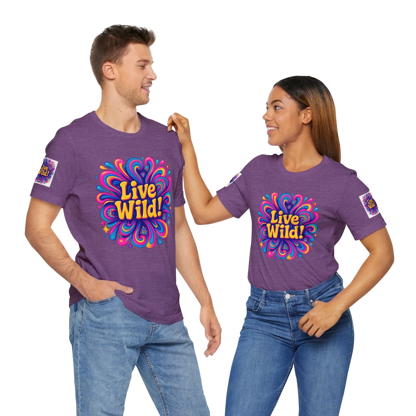 Live Wild Tee - Unisex Jersey Short Sleeve