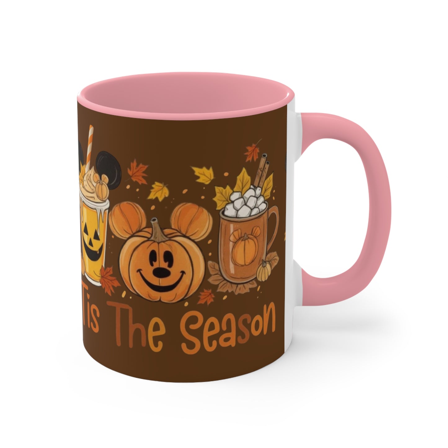 Festive Fall Accent Mugs | Halloween Coffee Cup, Autumn Drinkware, Seasonal Gift, Cozy Mug, Cute Kitchen Decor