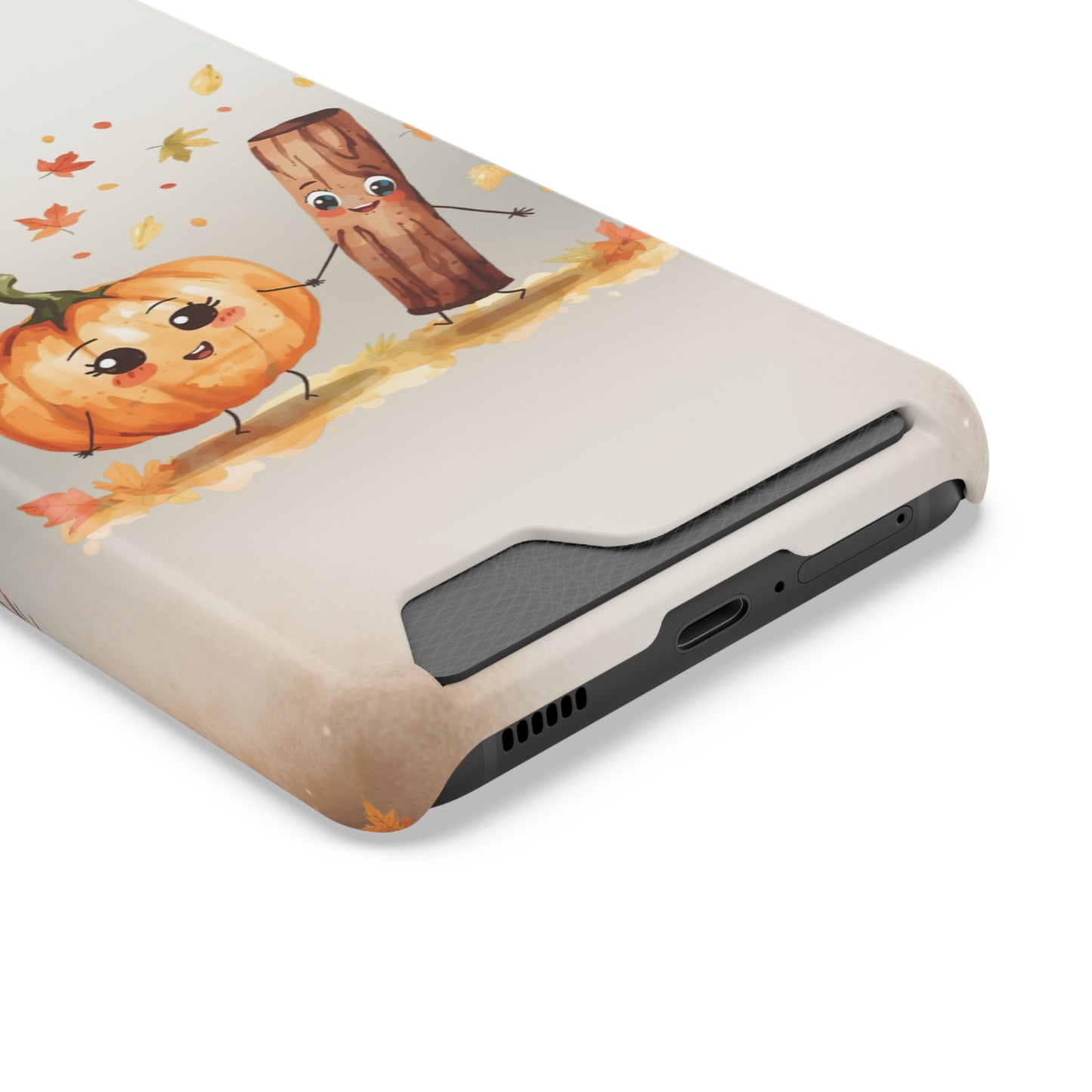 Phone Case - Pumpkin & Spice Card Holder