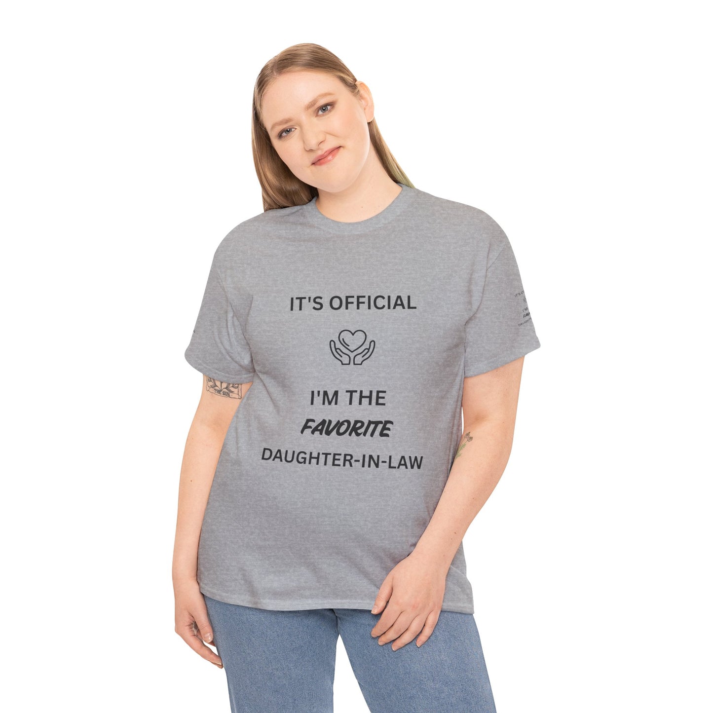 Favorite Daughter-in-Law T-Shirt - "It's Official I'm the Favorite" Gift Tee