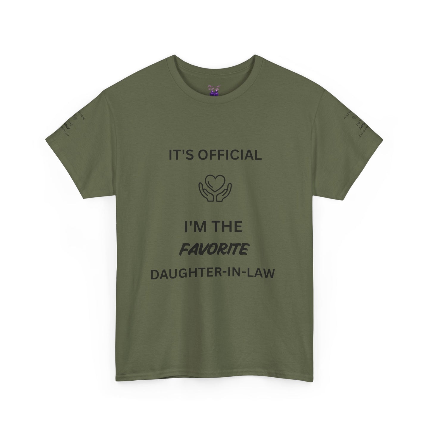 Favorite Daughter-in-Law T-Shirt - "It's Official I'm the Favorite" Gift Tee