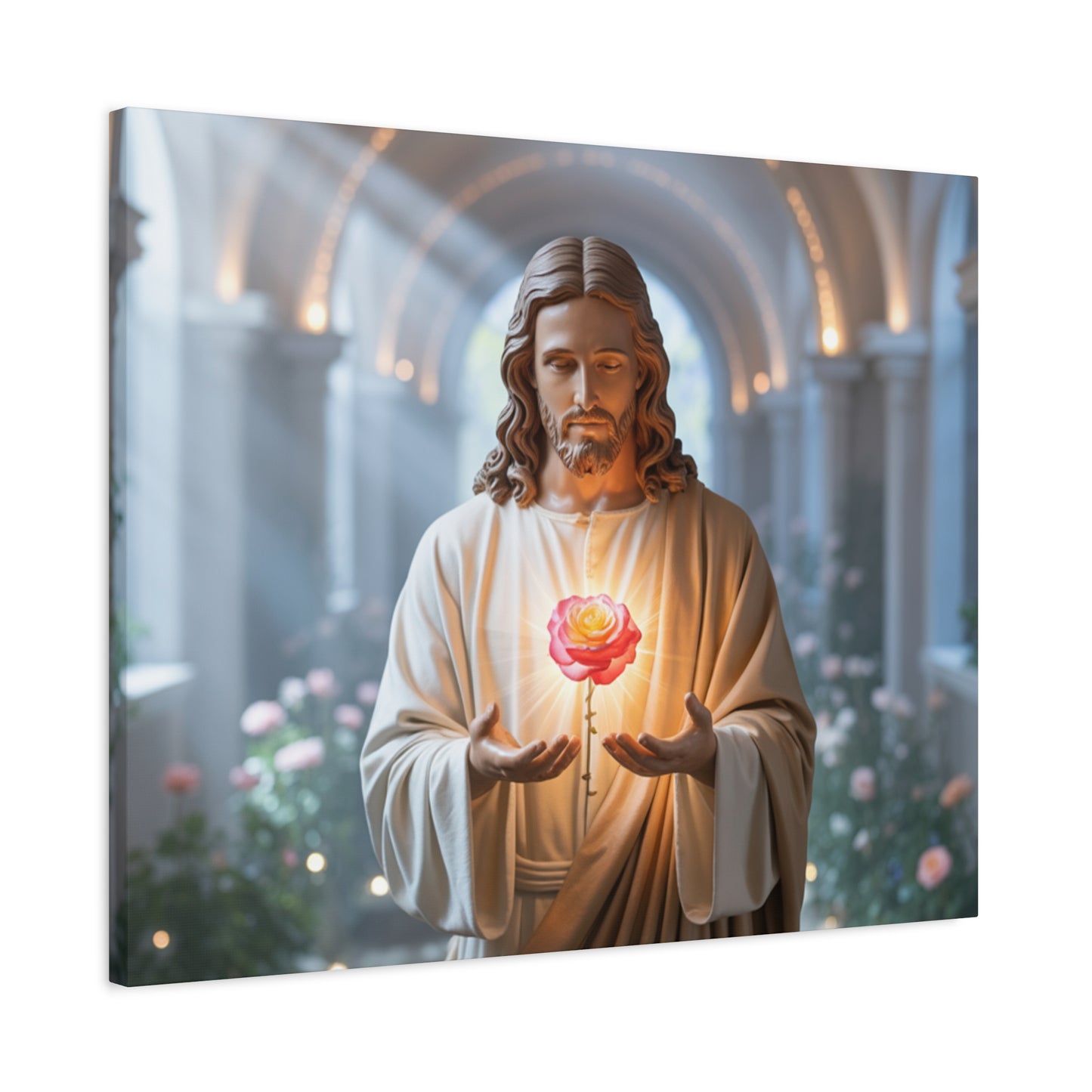 Inspirational Jesus Canvas Art, Religious Wall Decor, Faith-Based Home Decoration, Spiritual Gift for Believers, Church Wall Hanging, [...]