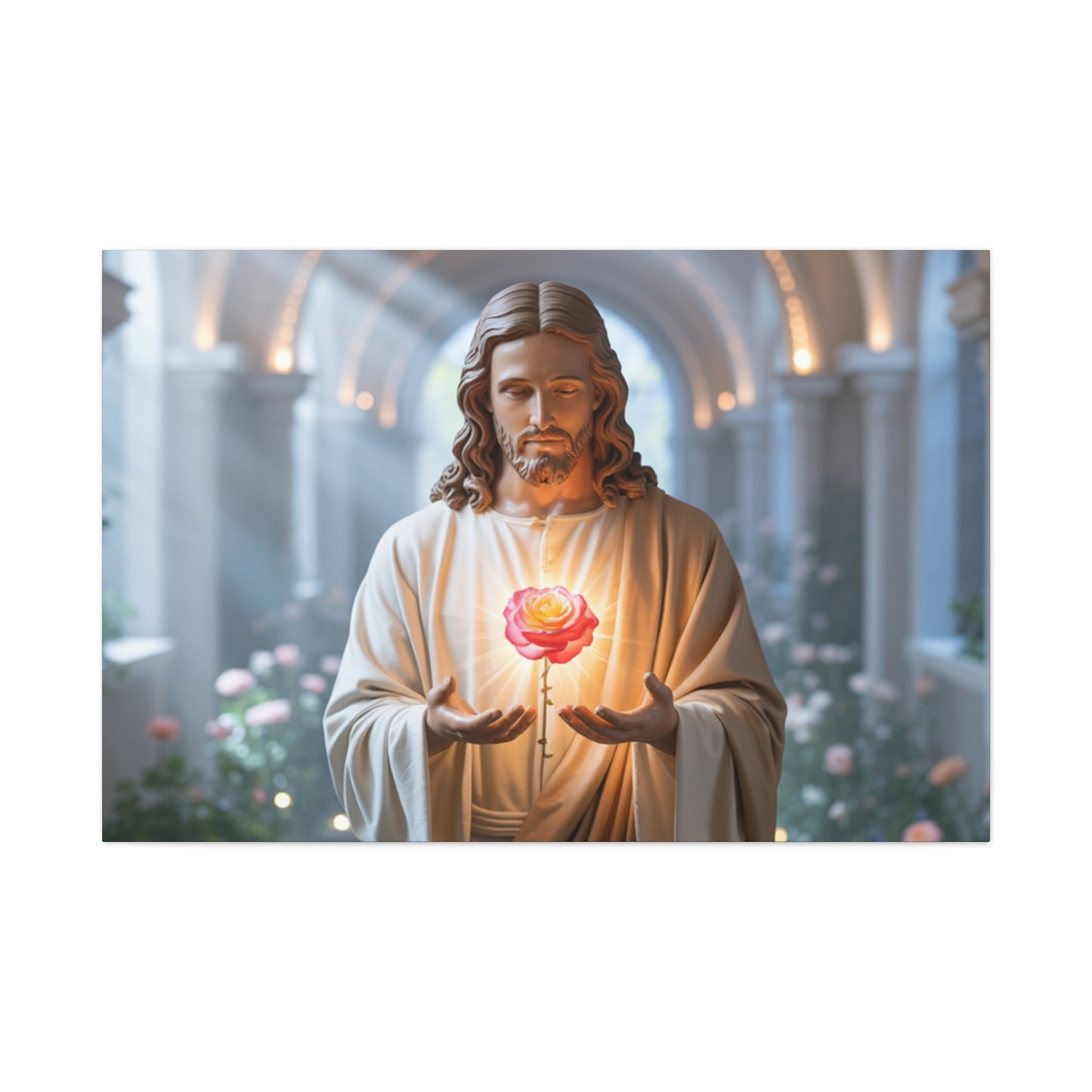 Inspirational Jesus Canvas Art, Religious Wall Decor, Faith-Based Home Decoration, Spiritual Gift for Believers, Church Wall Hanging, [...]