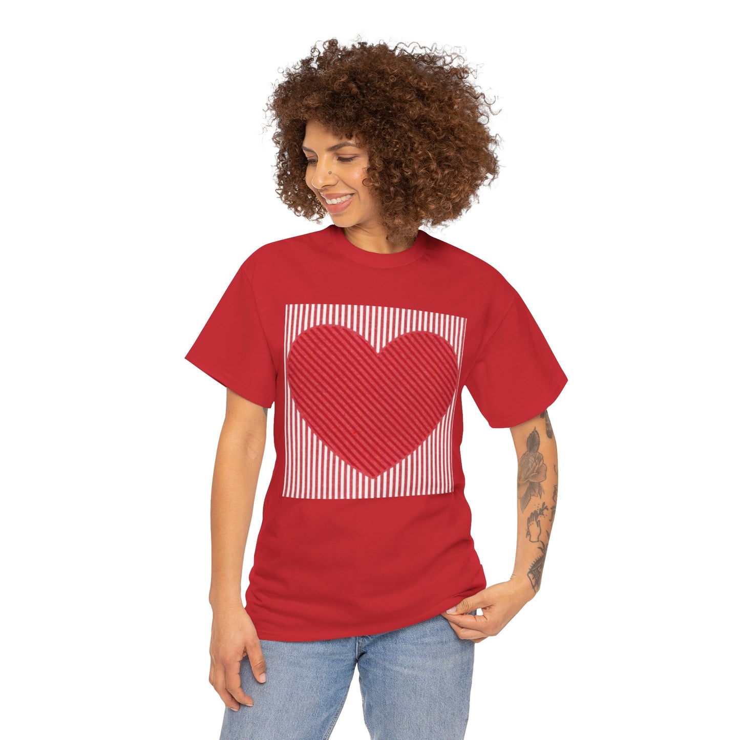 Valentines Hearts Tee, Retro Love Heart Graphic
