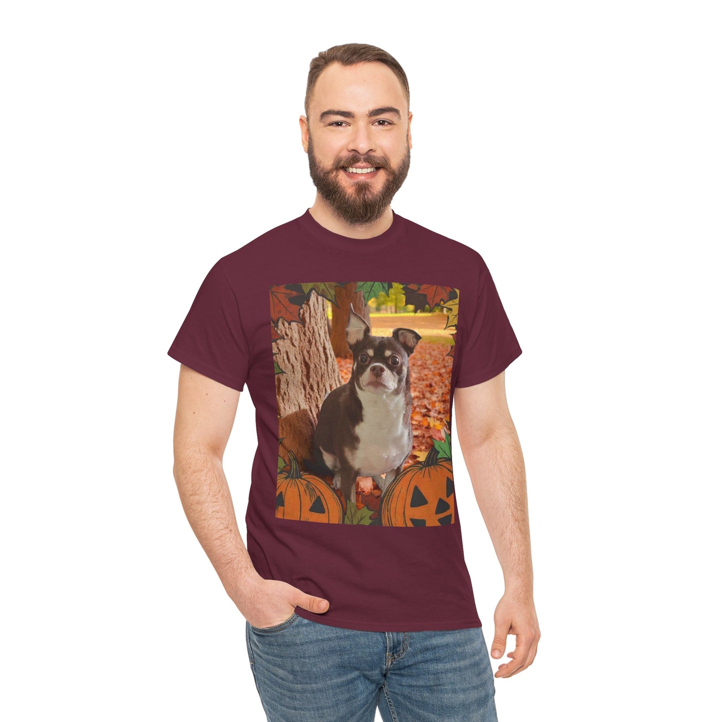 Fall Dog Unisex Tee, Dog Lovers Fall Shirt