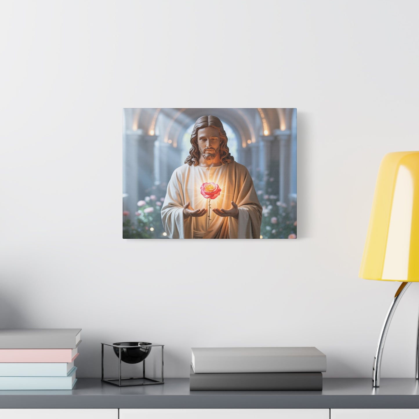 Inspirational Jesus Canvas Art, Religious Wall Decor, Faith-Based Home Decoration, Spiritual Gift for Believers, Church Wall Hanging, [...]