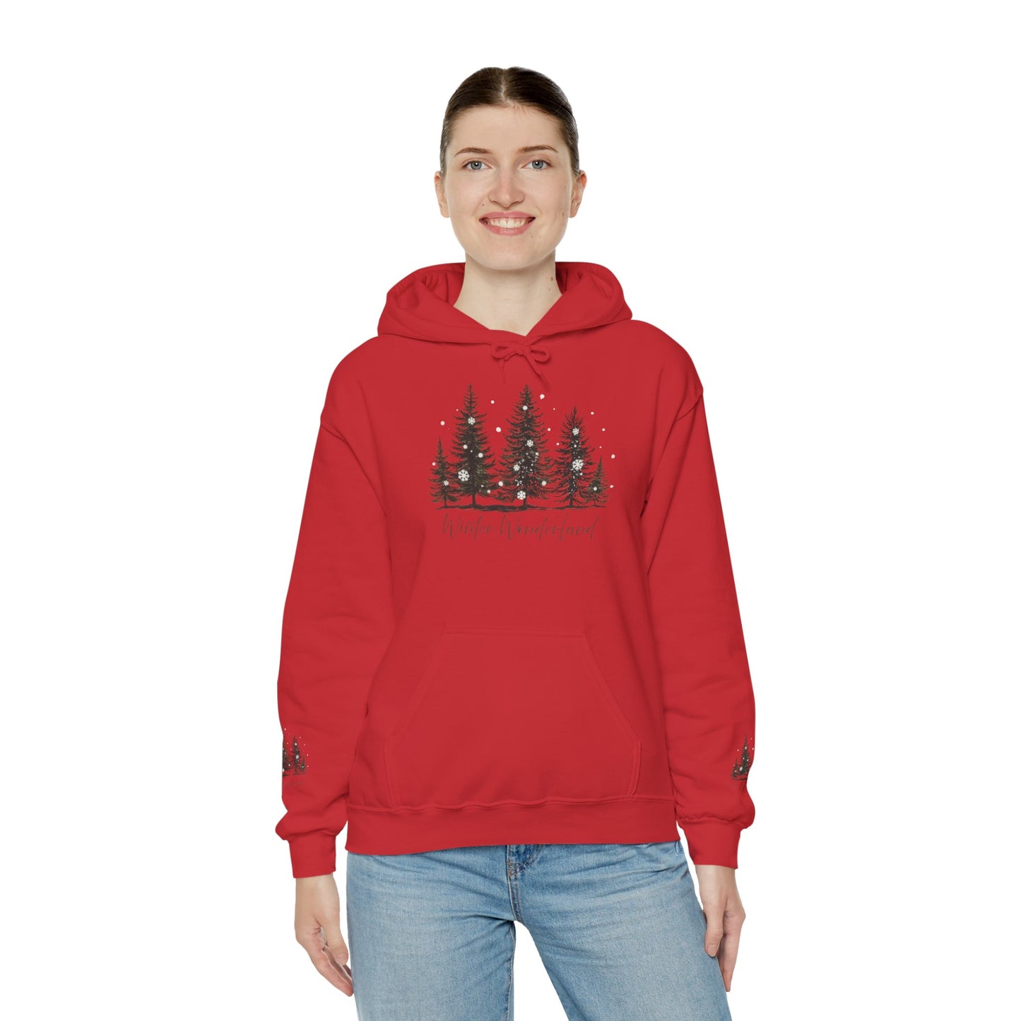 Lush Forest Hoodie - Cozy Unisex Heavy Blend Sweatshirt for Nature Lovers